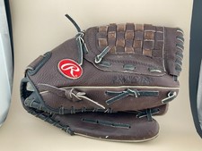 Rawlings Right Hand Baseball Glove 12" RS120 Leather Adjustable Strap Renegade