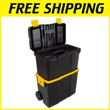 Stackable Toolbox with Handles - Tough Construction