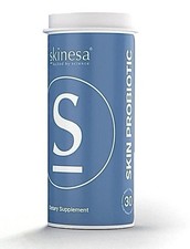 Skinesa Natural Skin/Gut Probiotic, Psoriasis, Eczema, Dermatitis -30 Caps 8/27