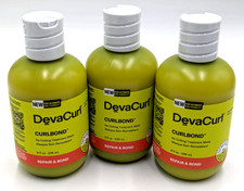 Pack of 3 DevaCurl-CURLBOND-Recoiling Treatment Mask-8 oz./ 236 ml.