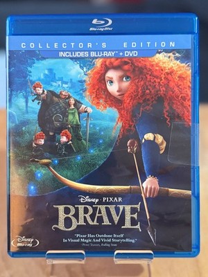 BLU RAY - Disney Pixar BRAVE (Blu-ray Disc / DVD, 3-Disc Set, 2012)