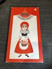 Vintage Soviet Lithuanian Paper Puppet Theater Set Little Red Riding Hood Unused