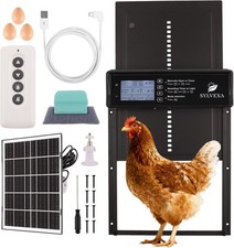 Extra Large Automatic Chicken Coop Door Solar Powered