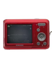 Samsung SL35 Digital Camera 10.2 MP Red 4X Optical Zoom LCD AA Compact Tested