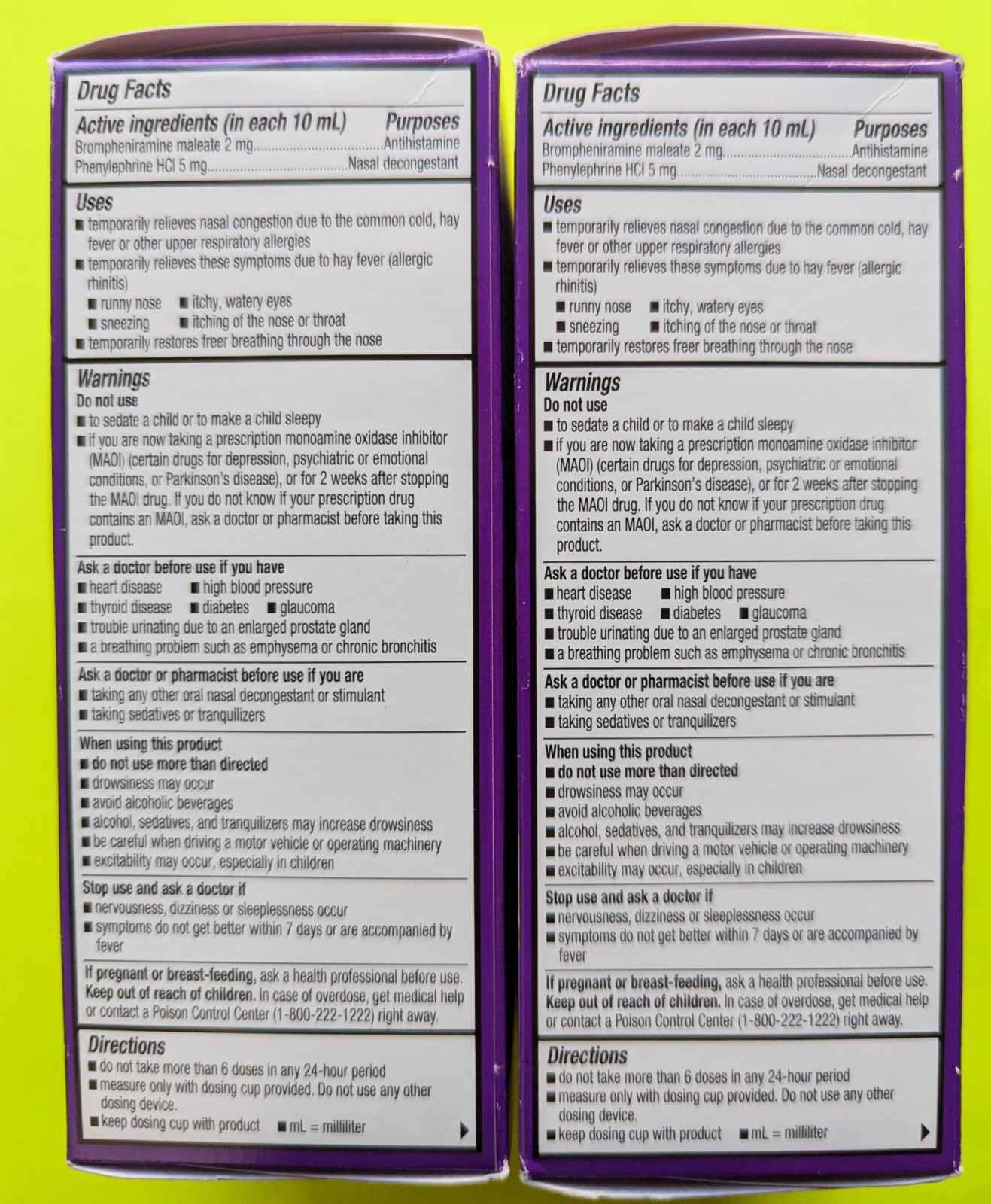 CVS Health Children's Cold & Allergy Liquid Medicine - Lot of 2 (Exp. 03/26)