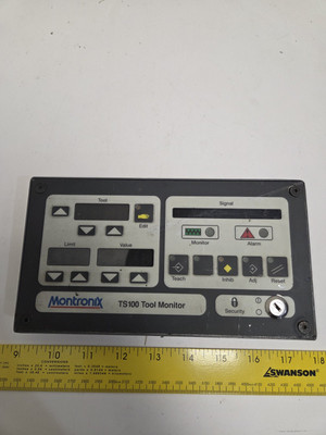 Montronix TS100 Tool Monitor Operator Panel 