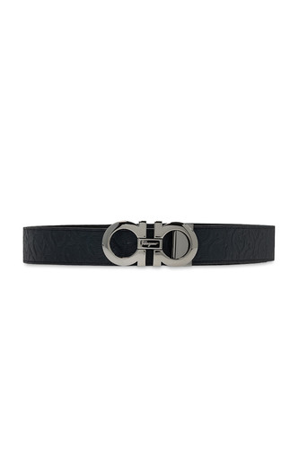FERRAGAMO Gray Double Adjustable Belt New & Authentic