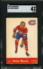 1955-56 PARKHURST Hockey NHL #57 Howie Morenz HOF OTG SGC 4 VG-EX Canadiens Card