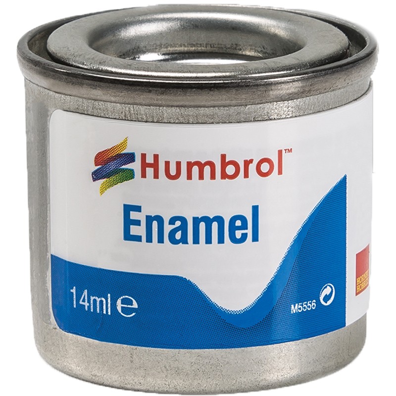 Humbrol Enamel Satin Finish Model Paint - Signal Red 174