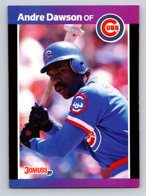#ad 1989 Donruss #167c Andre Dawson Chicago Cubs $1.49