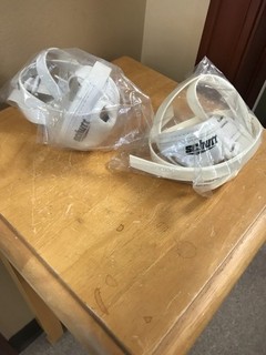 Two Schutt Soft Chin Straps For A Football Helmet