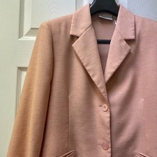 Vintage Alfred Dunner Women's Size 14 Blazer Jacket Classic Career Light Pink