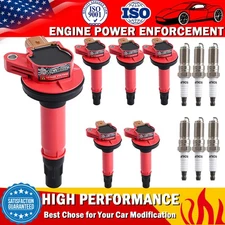 6 Pack Ignition Coil & Iridium Spark Plug For Ford F-150 Expedition Lincoln 3.5L