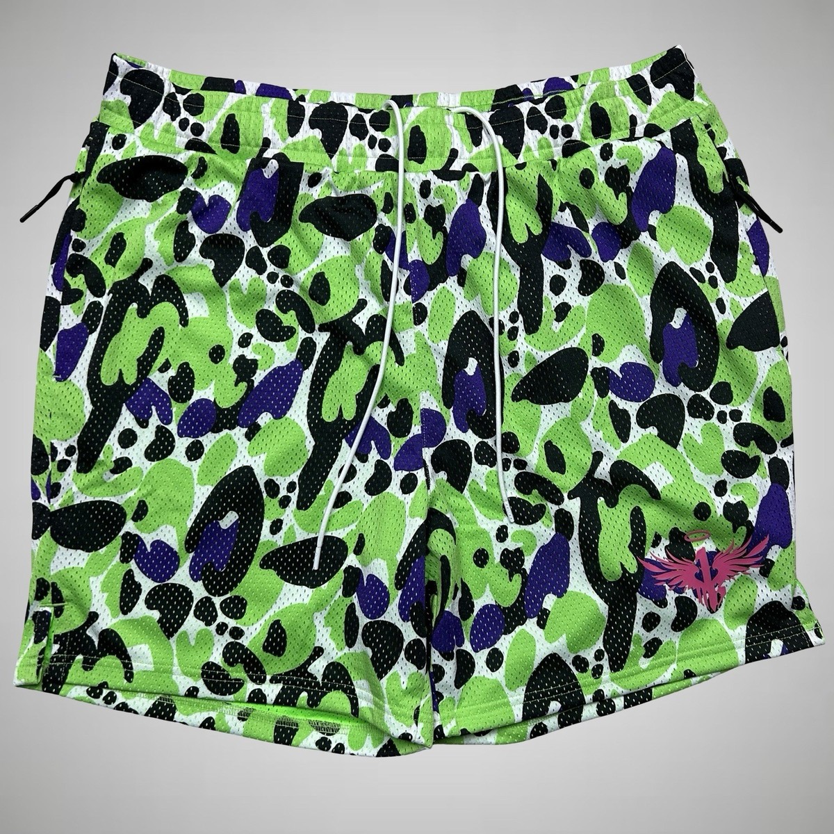 Puma Melo X Toxic Green Gecko Men's Size XL Basketball Shorts