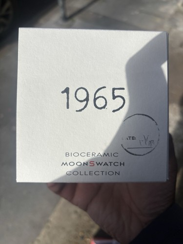 Swatch X Omega Moonswatch 1965 | 60th Anniversary Uhr Quick Shipping Brandneu - Bild 4 von 4