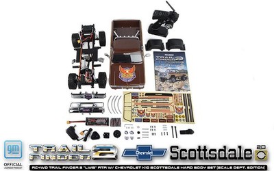 RC4WD Z-RTR0071 Trail Finder 2 LWB RTR w/ Chevrolet K10 Scottsdale