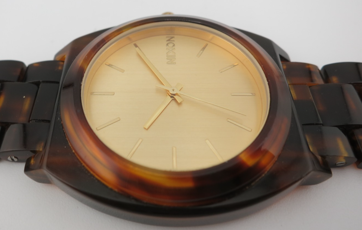 Nixon The Time Teller Acetate Tortoise Shell Watch - A327-1424 