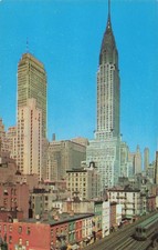 Chrysler Building & Towers of Midtown Manhattan - New York City NY - Postcard