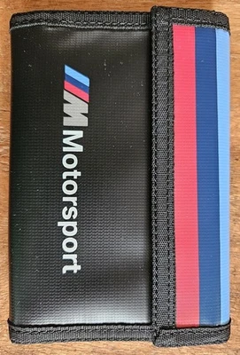Portefeuille pliable BMW M Motorsport 80212461148 Neuf avec étiquette - Photo 1/4
