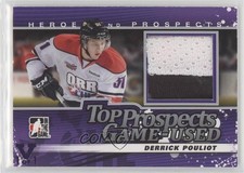 2012-13 ITG Heroes and Prospects Silver Vault Purple 1/1 Derrick Pouliot xp6