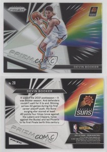 2021-22 Panini Prizm Prizmatic Silver Prizm Devin Booker #20