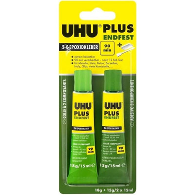 UHU Two-Component Adhesive Plus End-Set 300/45640 Contents: 33 g