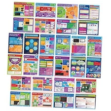 Computer Science Classroom Posters - Set of 32 - EXTRA LARGE 33” x Gloss Paper
