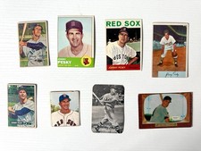 Johnny Pesky (Pesky's Pole) Lot Playing Years 51 & 52 Bowman, Topps, Bond & More