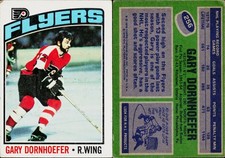 1976-77 Topps Hockey Card #256 Gary Dornhoefer
