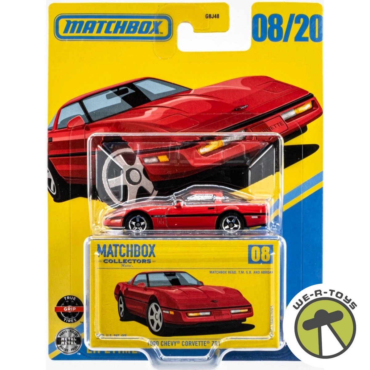 Matchbox Collectors 1990 Chevy Corvette ZR1 #08/20 Die Cast 1/64