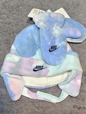 Baby & Toddler Nike Futura Printed Trapper Hat and Mittens Set, Size 2T-4T