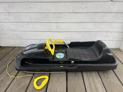 KHW Snow Fox Lenkbob Rodeln schwarz Kinder Jugendliche ab 6 Jahre bis 75 kg