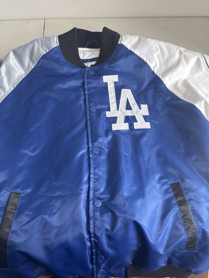Starter Men's MLB Los Angeles Dodgers Blue Full-Snap Patch Varsity Jacket SZ XXL