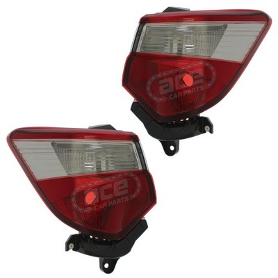 Fits Toyota Yaris 2017-2021 Rear Light Tail Lamp Back Lens 1 Pair Left & Right
