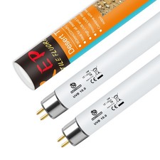 T8 UVB Reptile Light 15W 10.0-2 Pack,UVA UVB Light Bulb for Reptiles,Reptile ...