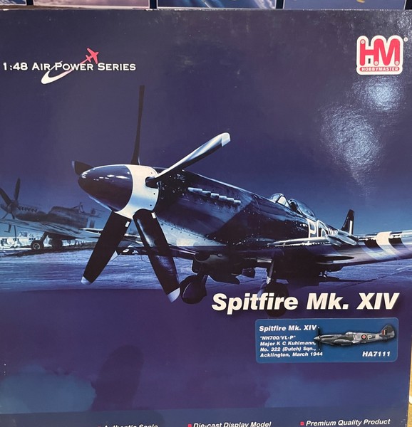 1/48 HOBBY MASTER SPITFIRE XIV "NH700/VL-P" MAJOR K C KUHLMANN