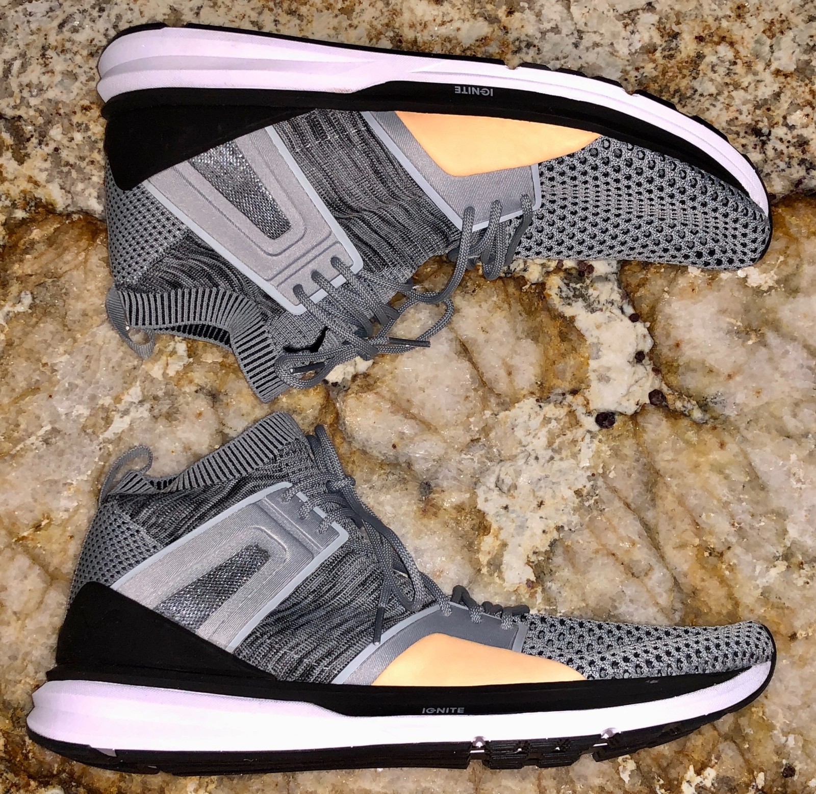 PUMA BOG Limitless Hi EvoKnit Quarry Grey Training Shoes Sneakers NEW Mens Sz 12 thumbnail 2