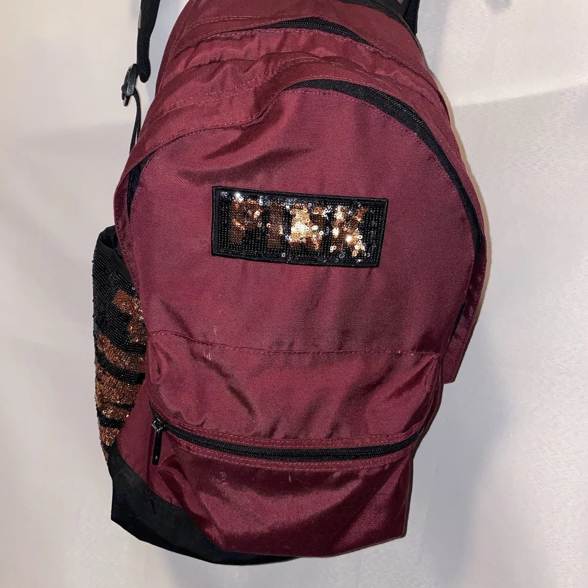 Victoria’s Secret Pink Velvet & Rhinestone
Backpack Bookbag VS Pink Bling Book Bag Victoria main image 2