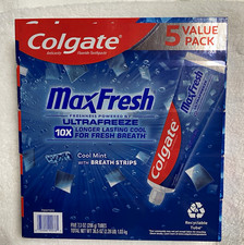 Colgate MaxFresh Ultrafreeze Cool Mint w/ Breath Strips 5pk 7.3oz