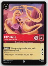 Rapunzel - Letting Down Her Hair 124/204 Common Fabled Lorcana Near Mint