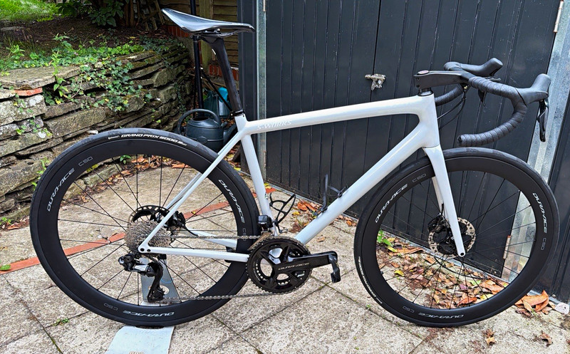 S-Works Aethos Road Frameset 56cm Pearlescent White