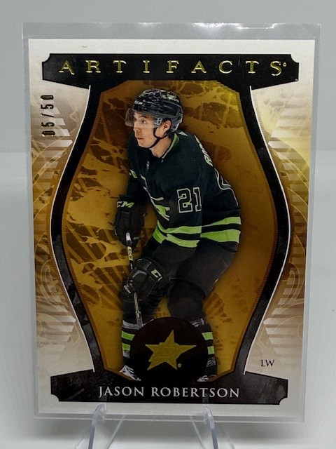 2023-24 Upper Deck Artifacts #130 Jason Robertson Yellow #/50