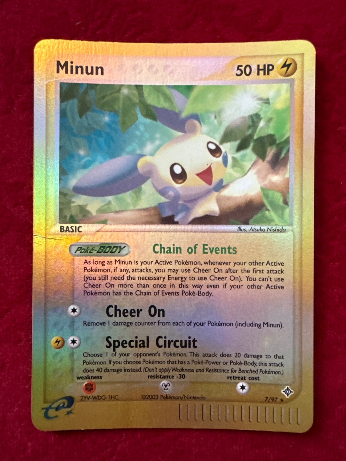 Pokemon TCG Minum Reverse Holo 7/97, EX Dragon (MP)