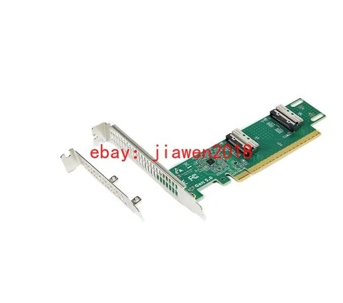 PCI-E 5.0 PCIE 16X To SFF-TA-1016 Dual MCIO 8i Mini Cool Edge IO VROC Adapter