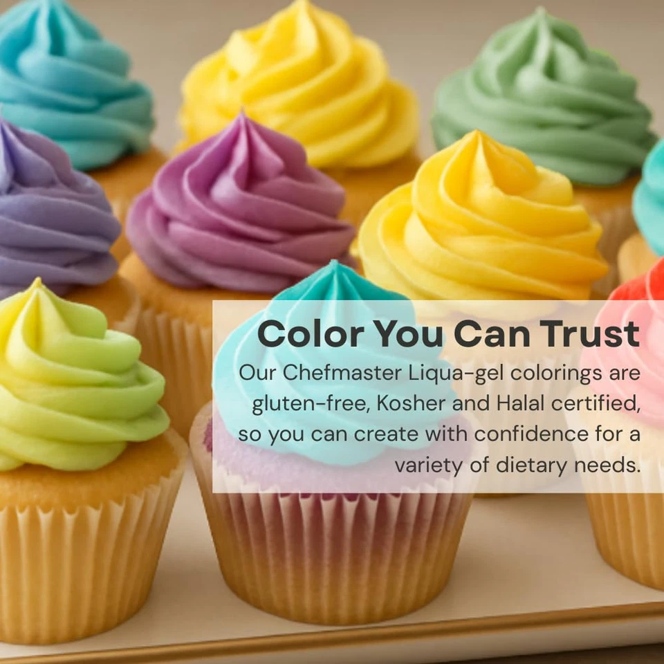 Colorante alimentario en gel de licua natural a base de plantas, sin colorantes artificiales, color gel f Foto 4 de 4