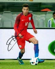 England Dele Alli Autographed Signed 8x10 Photo COA #7