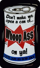 Whoop Ass - 4.5" x 6" - Sticker