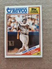 TONY GWYNN San Diego PADRES 1988 REVCO BASEBALL CARD #1
