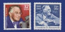 Sc # 1950 & 3185a President Franklin D Roosevelt MNH FREE SHIPPING