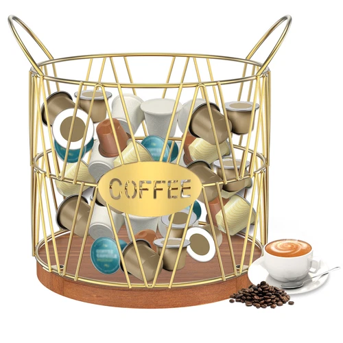 Sturdy Coffee Pod Holder Saving-Space Coffee Pods Storage Organizer-